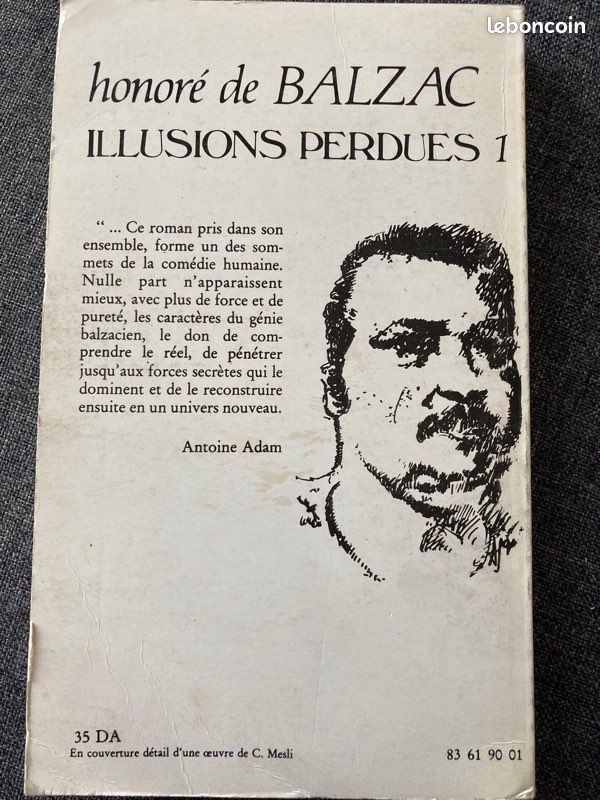 BALZAC illusions perdues 1. BALZAC illusions perdues 2 (image 2)