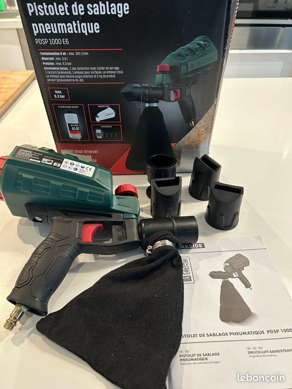Pistolet de sablage pneumatique (image 1)