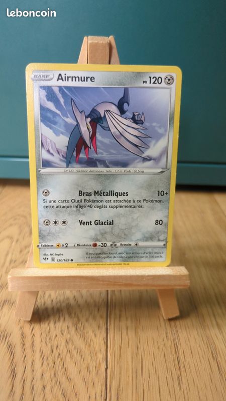Carte Pokémon Airmure 120/189 (image 1)