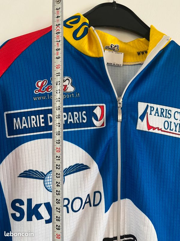Maillot cycliste manches longues pour homme