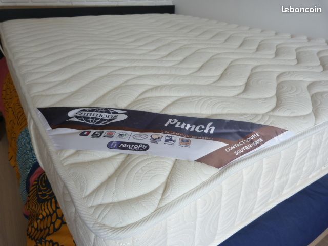 Matelas ressort 140x190 SIMMONS (image 1)