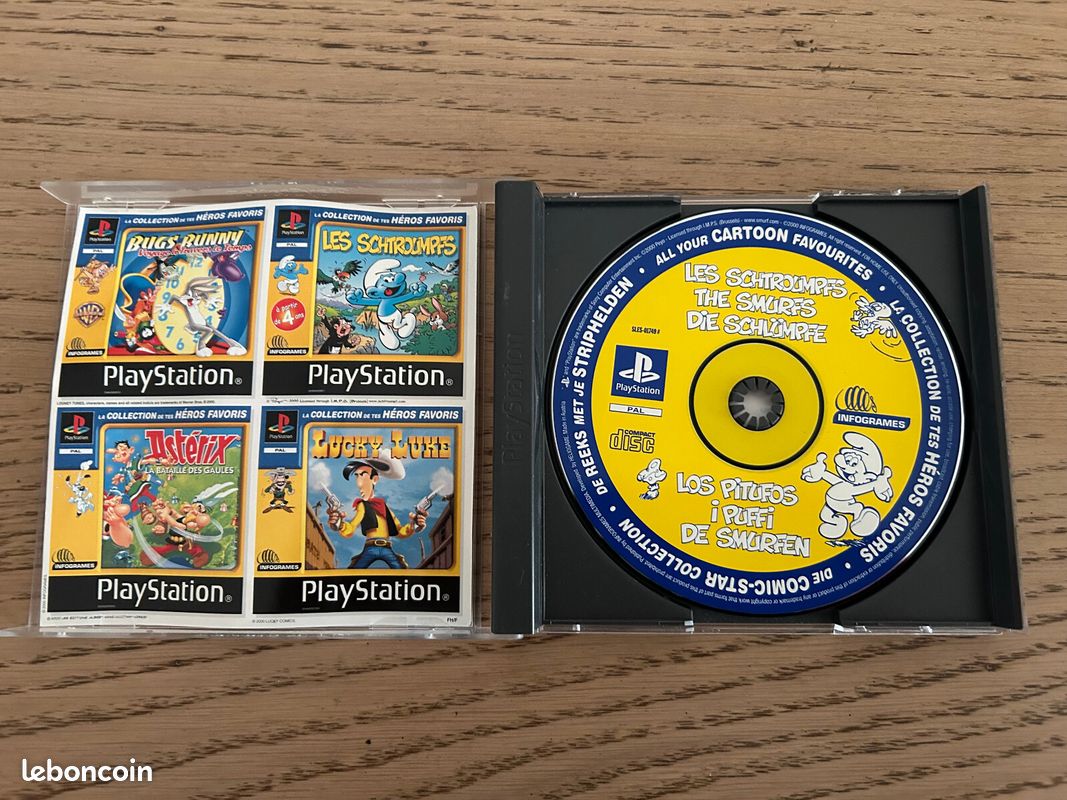 Jeu PS1 Les Schtroumpfs - Version Complète - Très Bon état - PlayStation 1