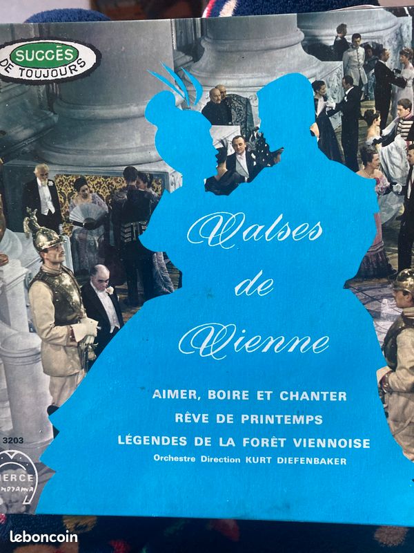 Valses de vienne kurt diefenbaker 45t (image 1)