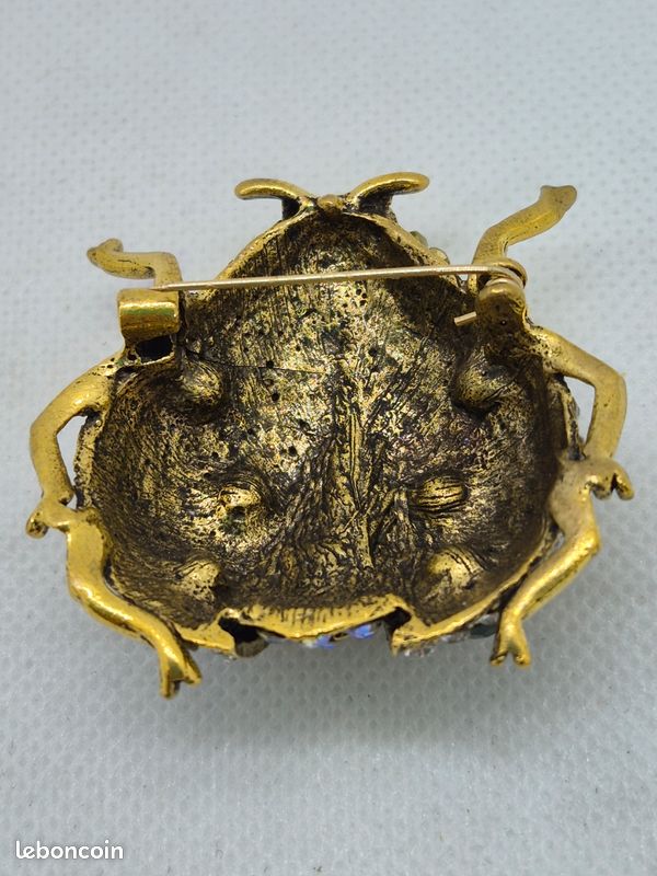 Broche strass coccinelle Multicolore (image 5)