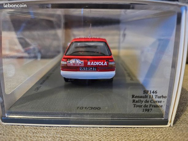 Renault 11 Turbo Tour de Corse 1987 Rouby-Martin 1:43 SPARK
