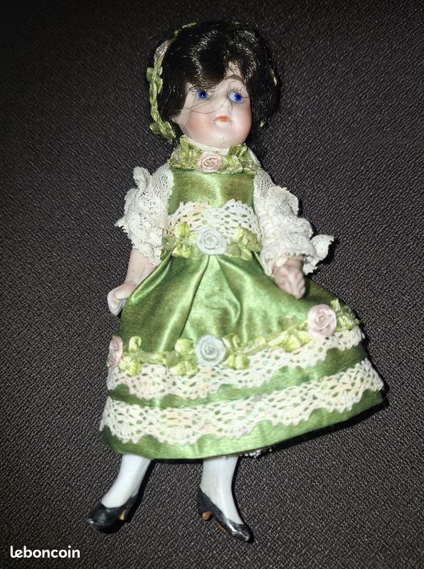 Accessoire Ancien Pour Maison De Poupée - Poupon Mignonnette Vintage (7 Cm) - Occasion Bon état