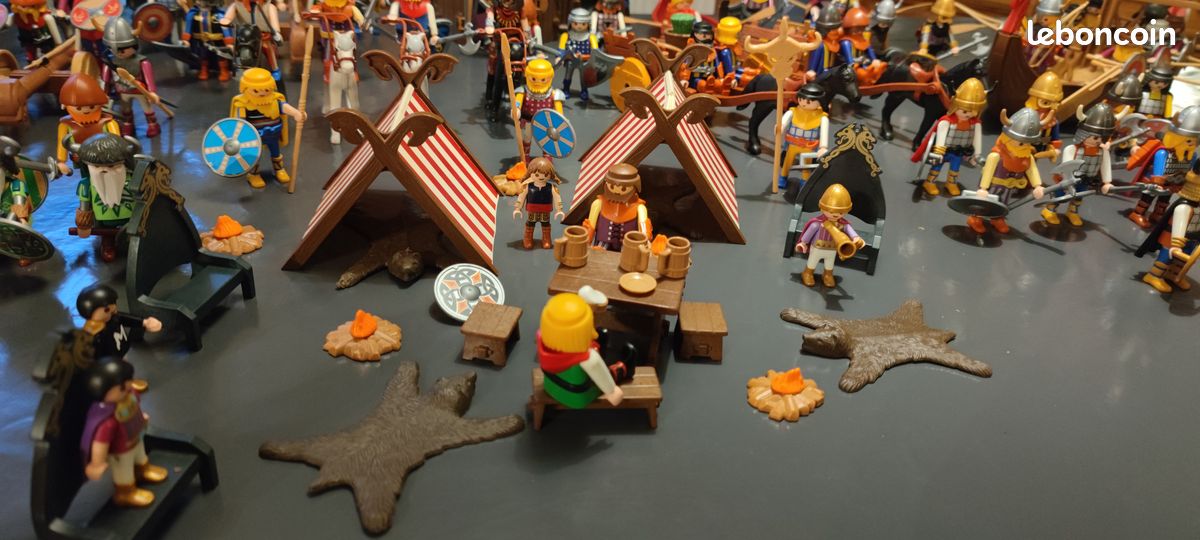 Lots Playmobil viking personnage accessoires (image 14)