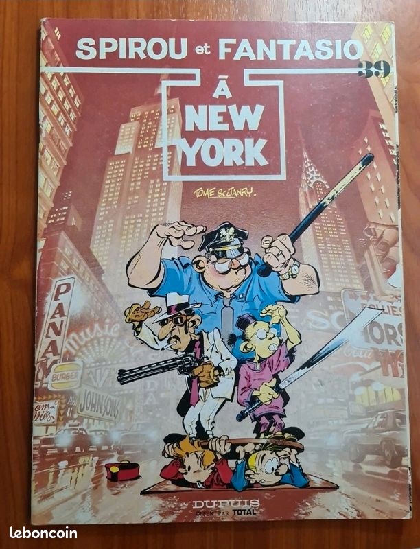BD - Spirou et Fantasio 39 - Spirou à New York / TOME / JANRY / DUPUIS / TOTAL (image 1)
