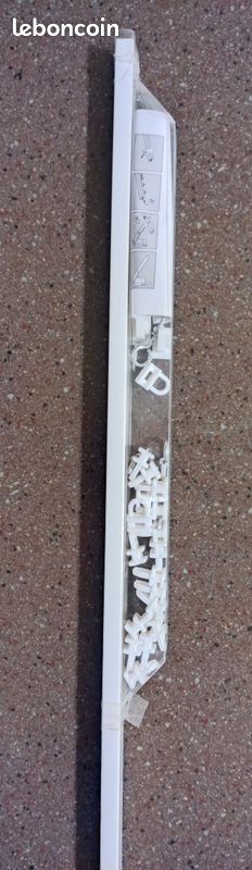 Rail simple en PVC neuf pour rideaux (image 6)
