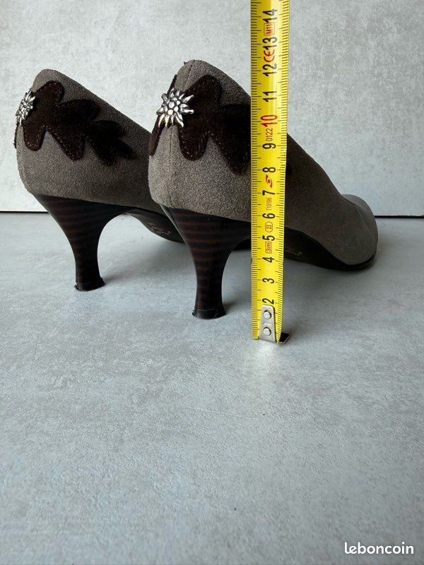 Escarpins Diavolezza cuir Made in Italy T38 (image 15)