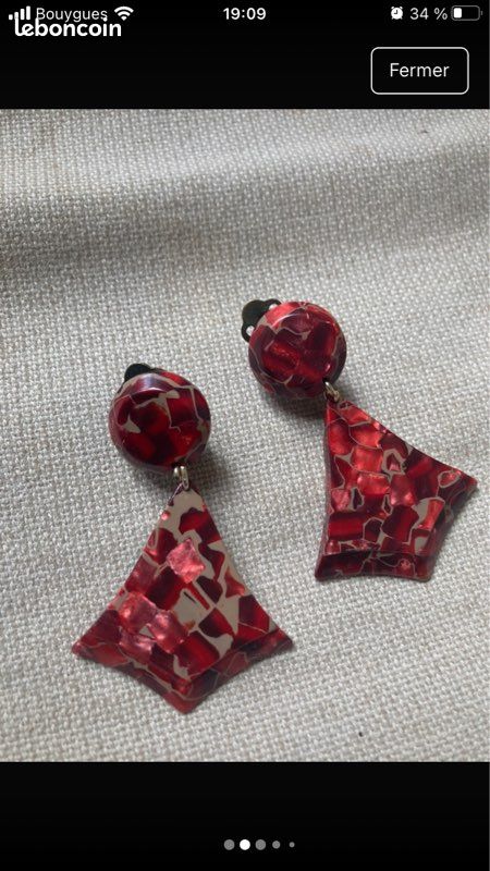 Les Année 80 - Boucles D'oreilles Fantaisie Prix