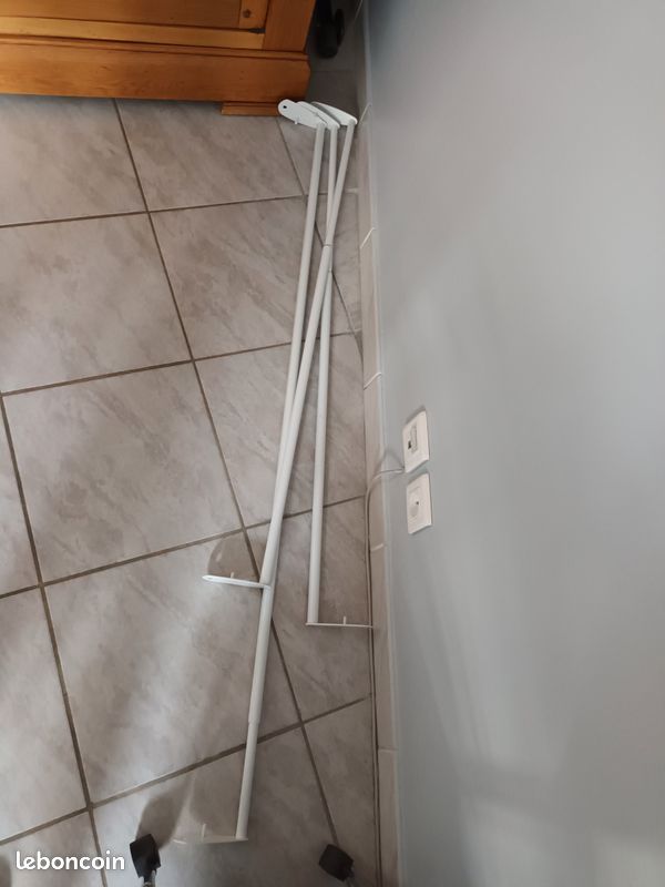 Kit tringle extensible pour caisson volet roulant blanc fenêtre (image 2)