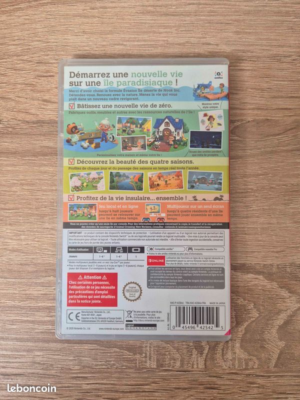 Jeu switch Animal Crossing (image 2)