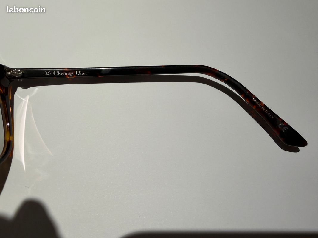 Véritables Monture lunettes Dior MONTAIGNE55 couleur écaille claire pour femme (image 4)