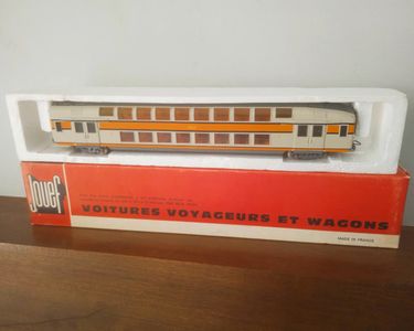 JOUEF HO 5081 VOITURE VOYAGEUR A DOUBLE ETAGE 2e CLASSE, TYPE VB2N Sncf Amenag%c3%a9