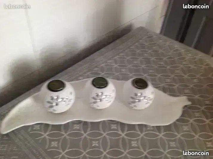 Deco blanche pour bougies (image 2)