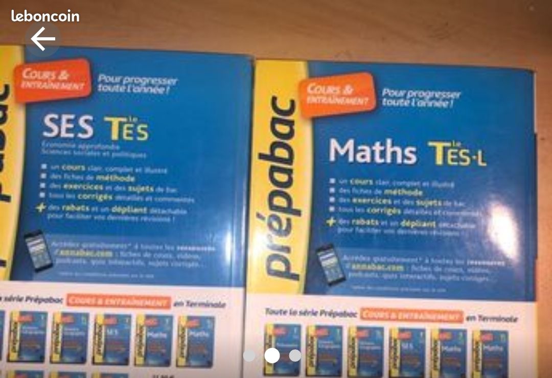 Livres révisions Bac ES Math (image 1)