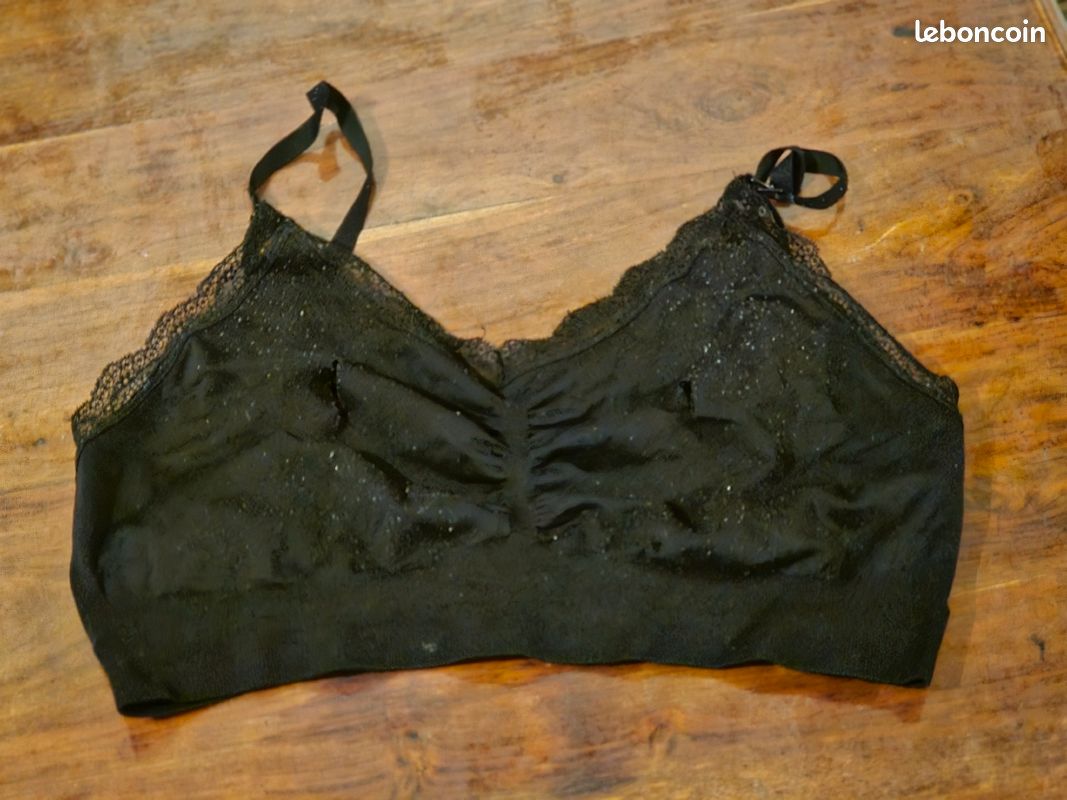 Lot 2 soutien-gorge d’allaitement coupé pour tire-lait (image 1)