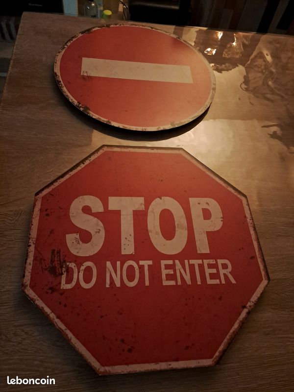 Cadre stop ou interdit neufs (image 1)