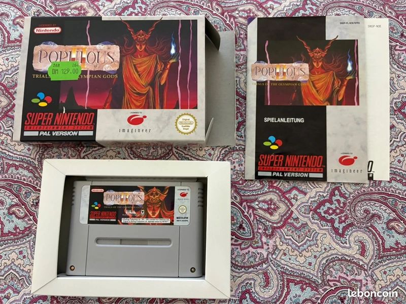 Snes Populous 2 FRG exclusive super Nintendo très propre (image 10)