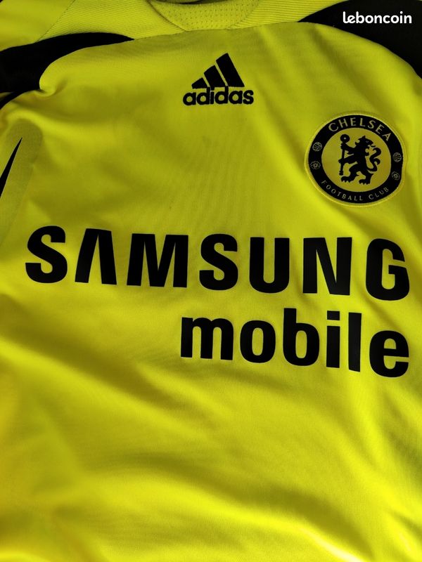 Player issue Chelsea 2007/2008 manches LONGUES LDC LAMPARD L (image 4)