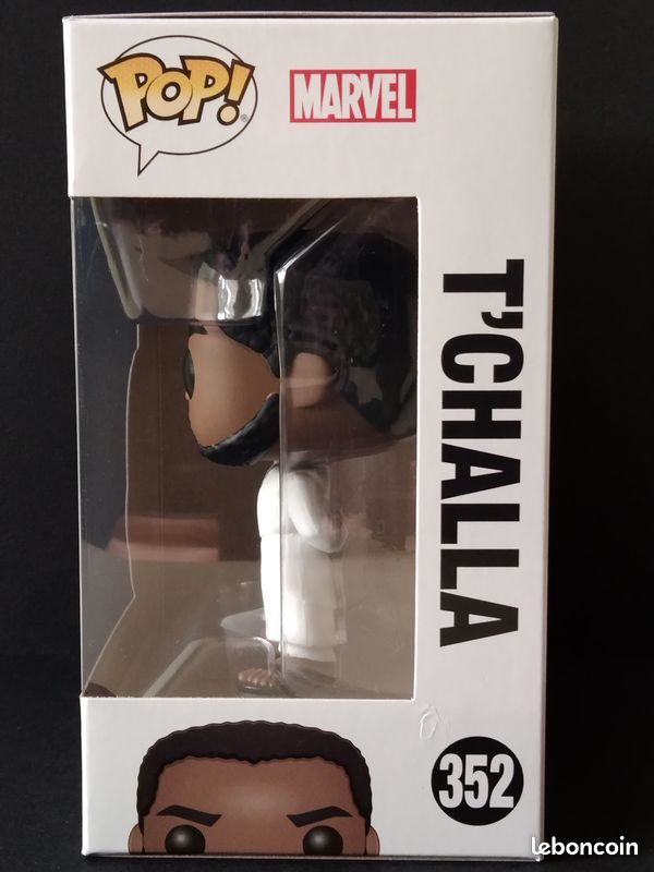 Funko Pop Marvel n° 352 : T'Challa (Black Panther) Robe blanche (image 2)