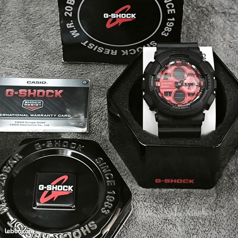 Casio G-Shock 5612 Rouge et noire - Montres & Bijoux