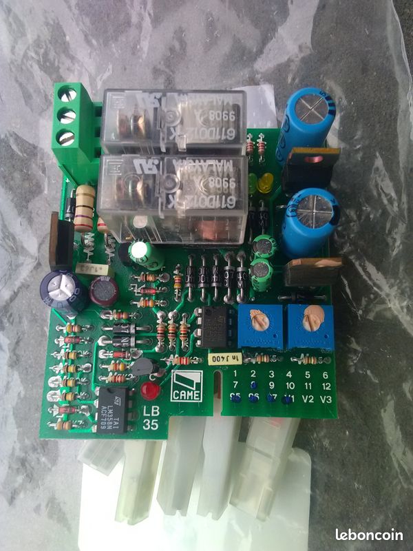 Carte électronique Came 002RLB - Branchement 2 batteries