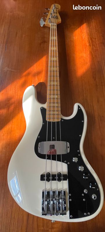Fender Jazz Bass Marcus Miller - Olympic White (active) - 2006/2008 - Japonaise (image 4)
