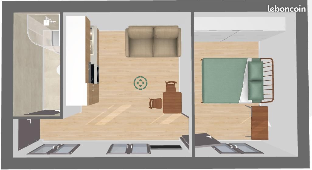 Appartement 2 pièces 28 m² · à Clichy · 28 m² · 1 140 €/mois