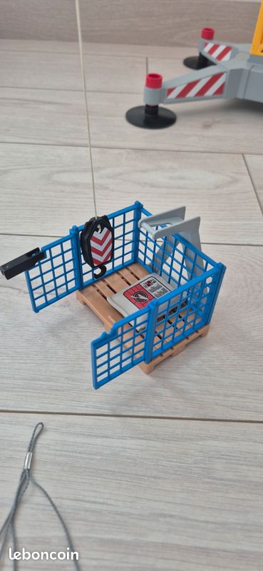 Grue Playmobil 70441 Avec Télécommande – Chantier, Travaux, Ouvrier – Occasion