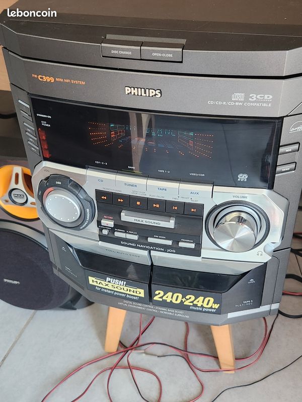 Chaîne hi-fi philips vintage (image 1)