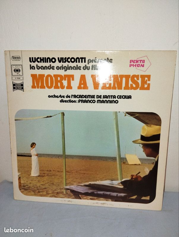 Album vinyle bande originale film Mort à Venise Visconti (image 1)