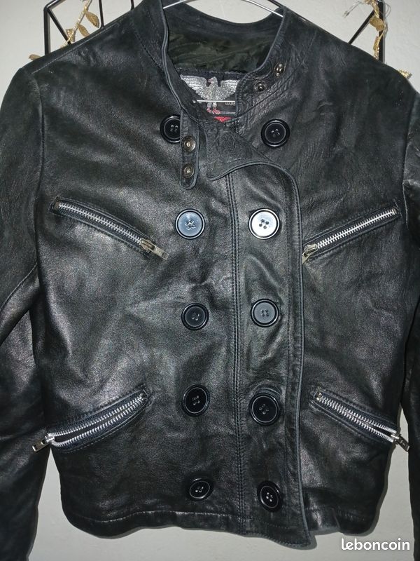 Veste en cuir taille M (image 3)