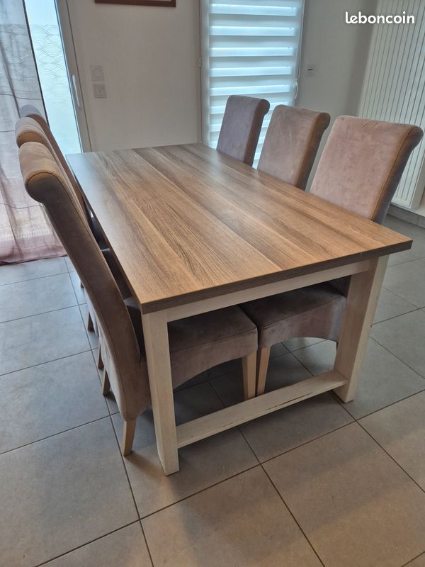 Table Toscane avec 6 chaises (image 1)