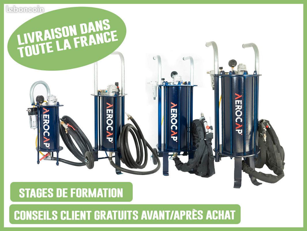 AEROCAP 301 – Aérogommeuse Compacte – Bois & Métal (image 2)