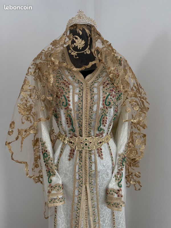 Caftan Kaftane Takchita Luxe Royale Neuve Taille 36 à 42