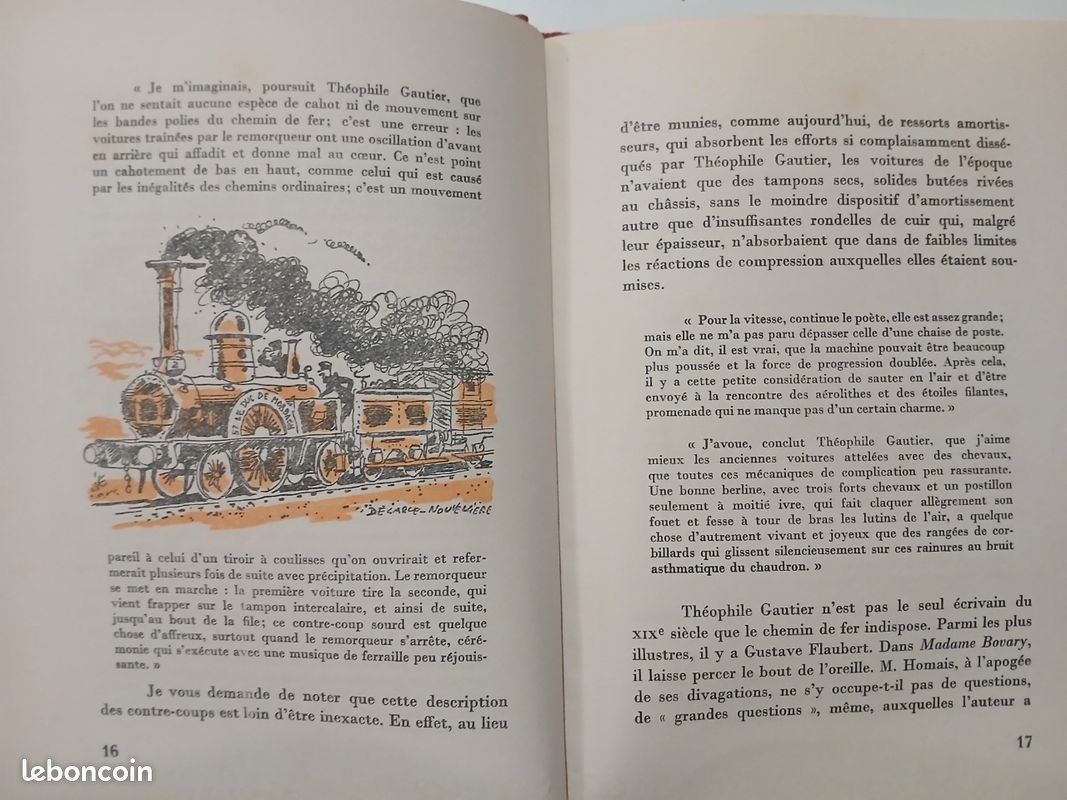 Première éditions LES CHEMINS DE FER DANS LA LITTÉRATURE de Raymond PRINCE et Illustré par DELARUE-NOUVELLIÈRE (image 4)