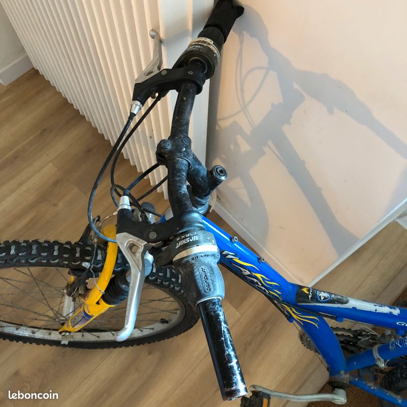 Vélo bleu et jaune (image 2)