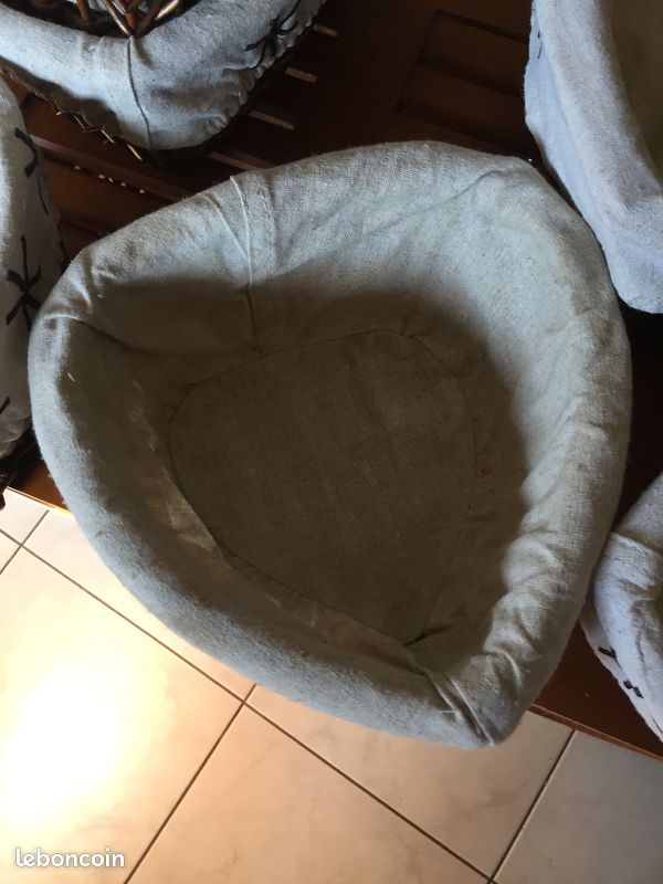 Cinq paniers de rangement décoratif en forme de cœur (image 4)