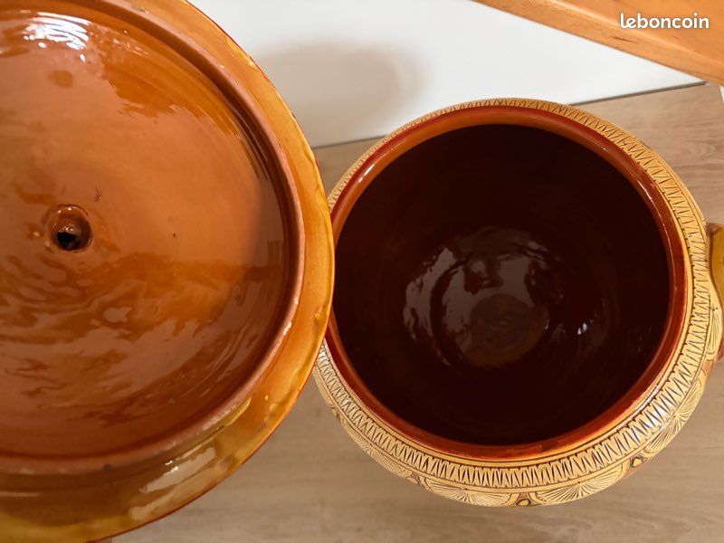 Grand service à tajine marocain complet – peint à la main – état impeccable (image 6)