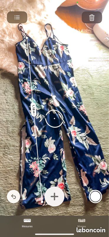 Combinaison pantalon navy florale (image 9)