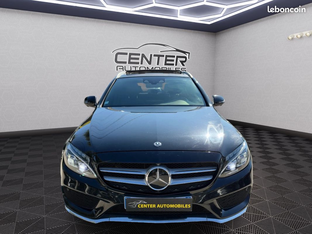 Mercedes CLASSE C BREAK 220 d Sportline 9G-Tronic {TOIT OUVRANT - SIEGE ELECTRIQUE - SON BURMESTER} (image 2)