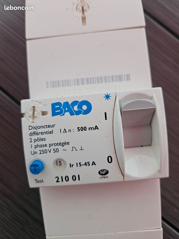 Disjoncteur differentiel 500mA 2 pôles (image 4)