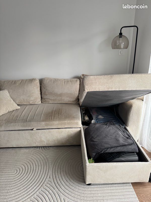 Canapé beige (image 4)
