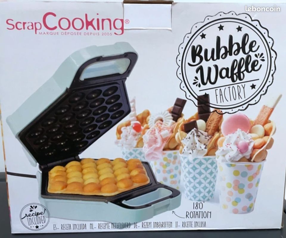 Gaufrier - Machine Bubble waffles factory - ScrapCooking (image 1)