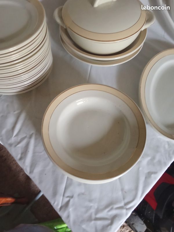 Service porcelaine opaque art déco (image 2)