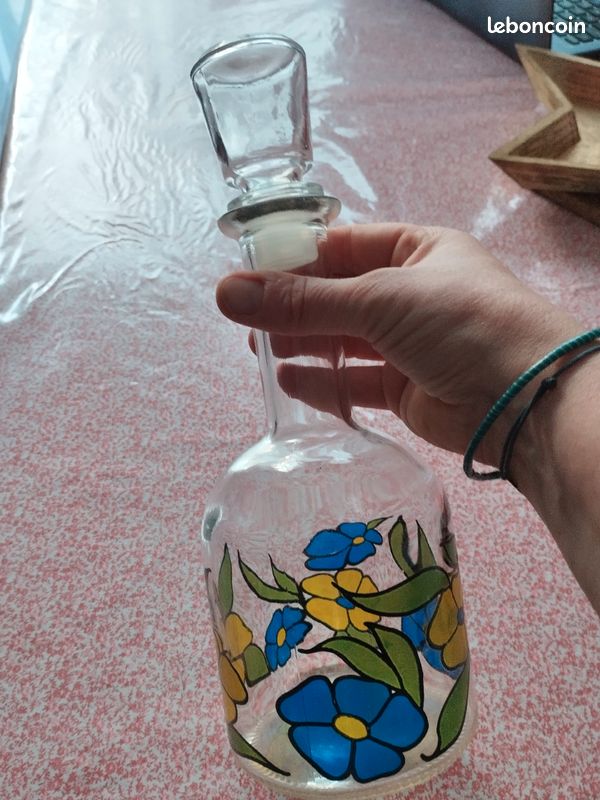 Carafe fleurie vintage (image 2)