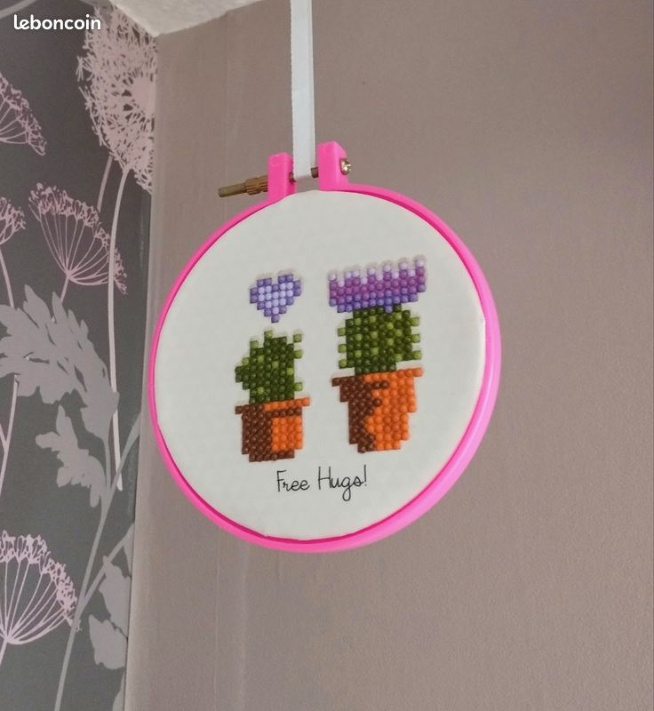 Suspension décoration crochet cactus (image 2)