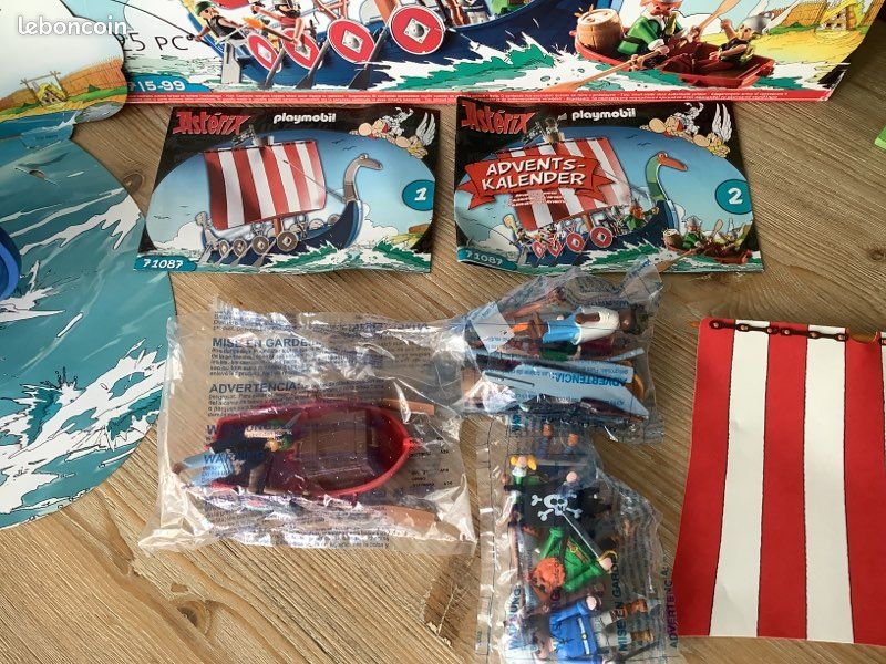 Calendrier De L'Avent Astérix Pirate Playmobil 71087 - Occasion Très Bon état